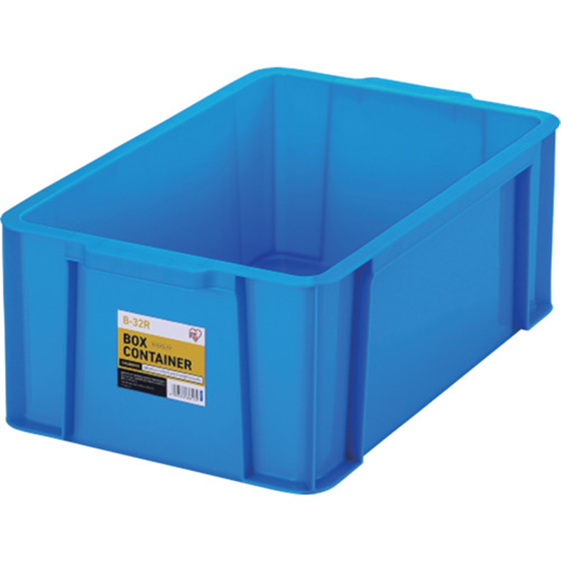 IRIS 299245 BOXコンテナ B-32R ブルー 1個(ご注文単位1個)【直送品】
