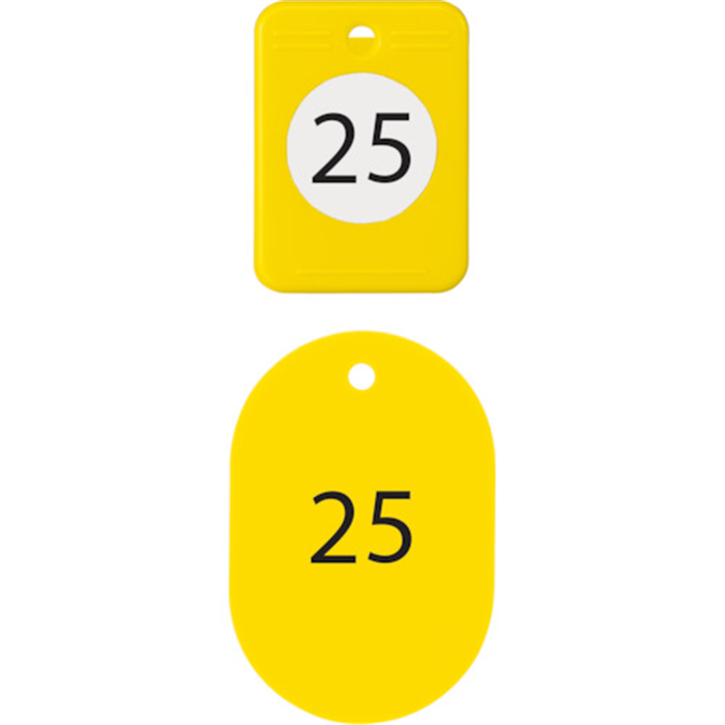 OP クロークチケット 21~40番 黄 (20組入) 1箱(ご注文単位1箱)【直送品】
