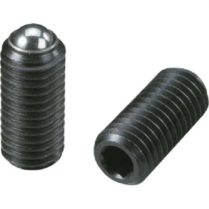 kipp 六角穴ボールプランジャー ねじ径M10×1.5 1個（ご注文単位1個）【直送品】