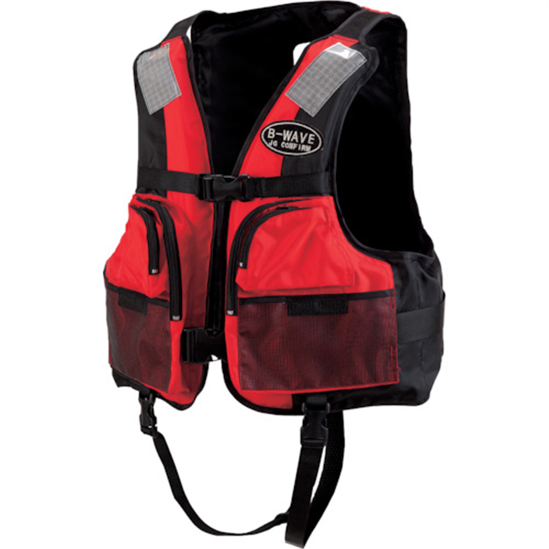 OCEANLIFE 小型船舶用ライフジャケット レッド TYPE D 1着(ご注文単位1着)【直送品】