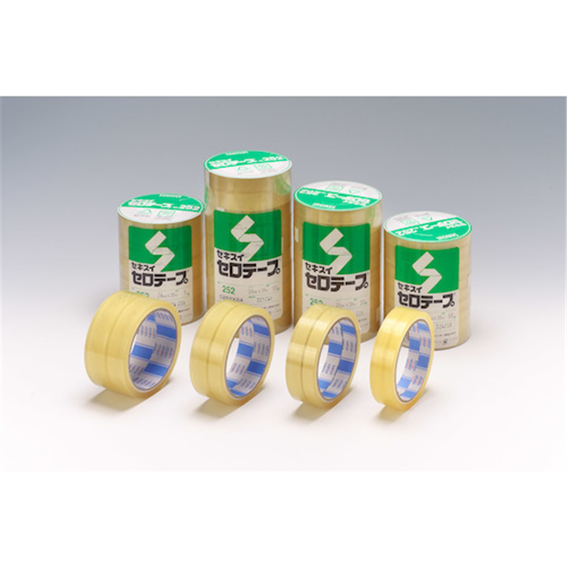 積水 セロテープ#252 15X50 1巻（ご注文単位10巻）【直送品】