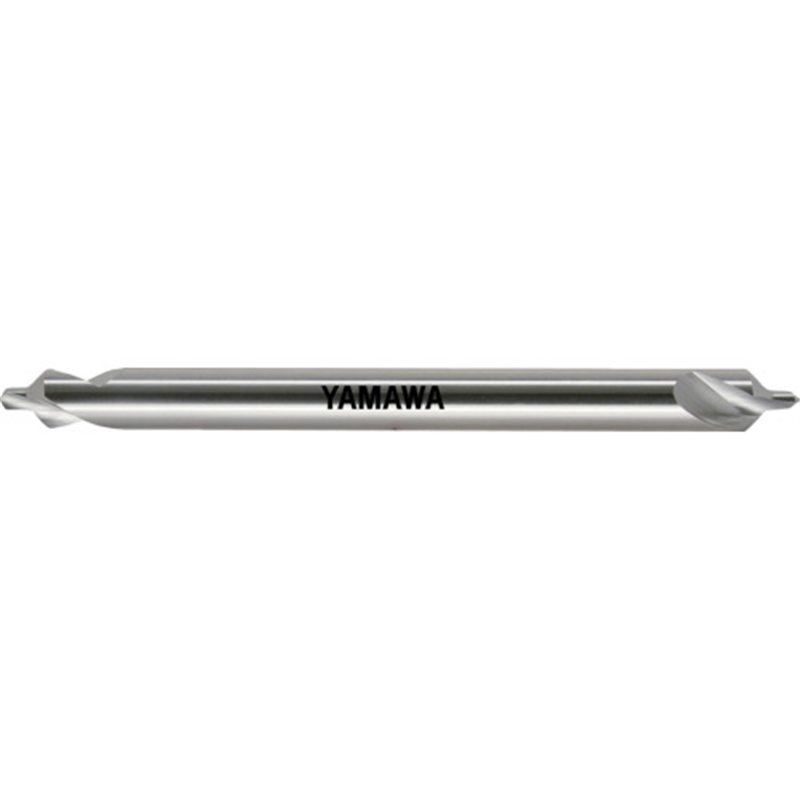 ヤマワ ロングシャンク強ねじれ溝A形90° センタ穴ドリル CE-QL L150 1X90゚X4 1本(ご注文単位1本)【直送品】