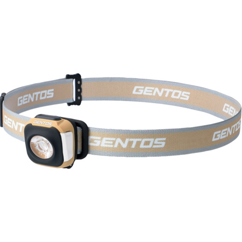GENTOS LEDヘッドライト CPシリーズ 充電式アウトドア用 オータムブラウン 360RAB 1台(ご注文単位1台)【直送品】