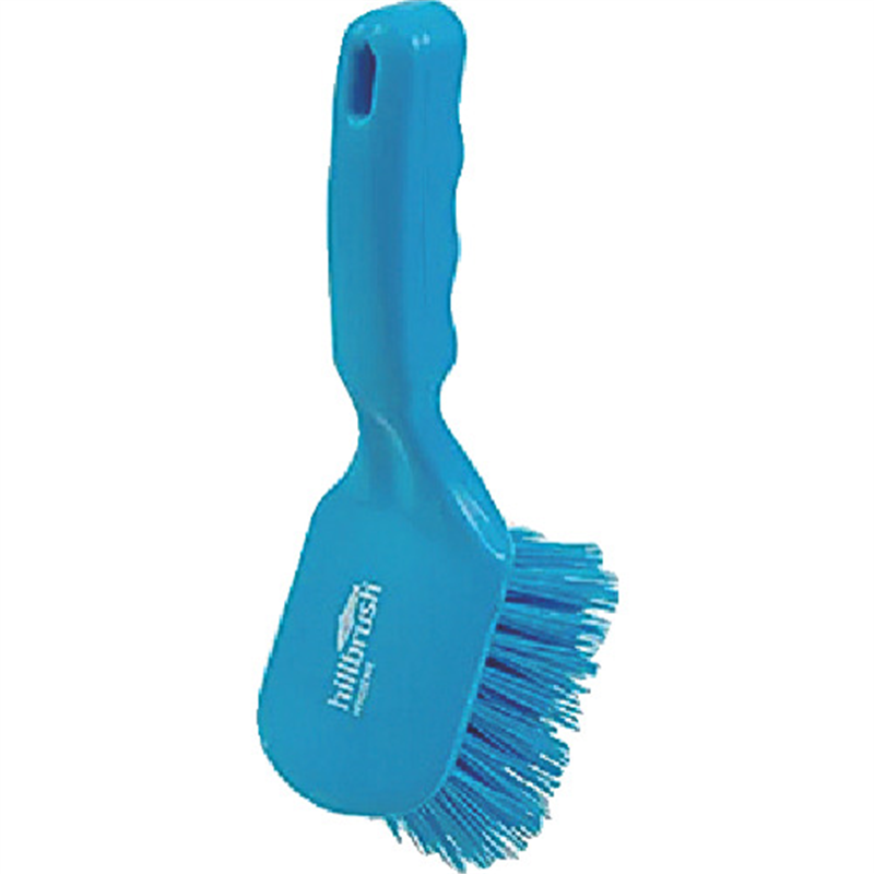 HillBrush ショートハンドルブラシ(ハード)青 254X72 1本(ご注文単位1本)【直送品】