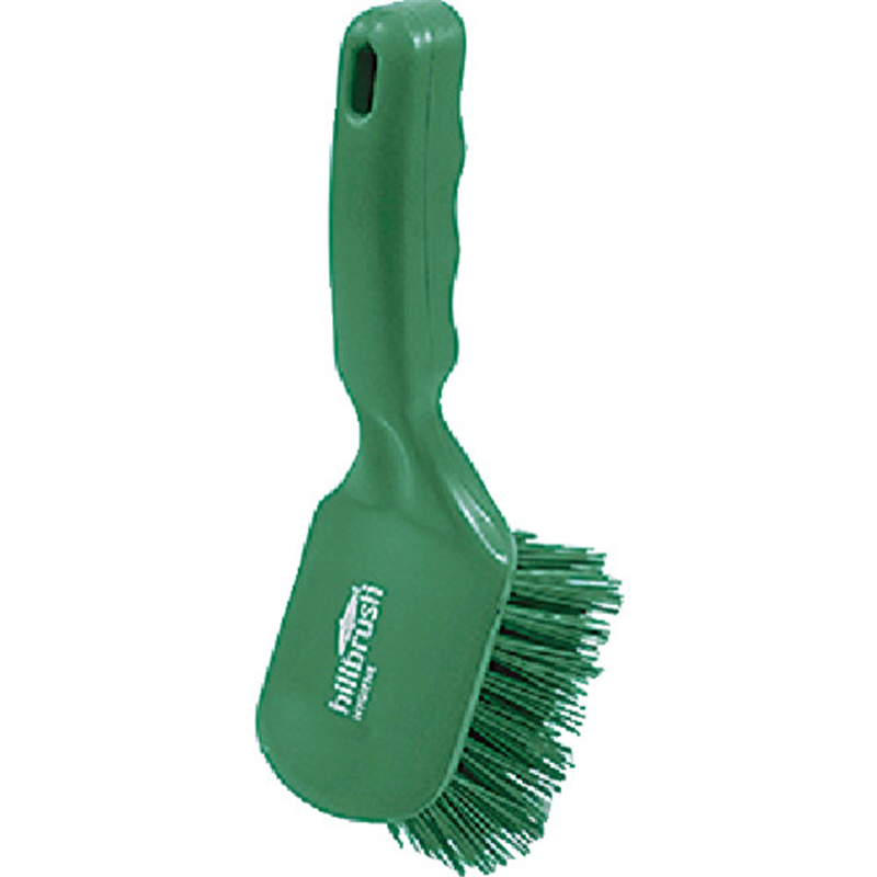 HillBrush ショートハンドルブラシ(ハード)緑 254X72 1本(ご注文単位1本)【直送品】
