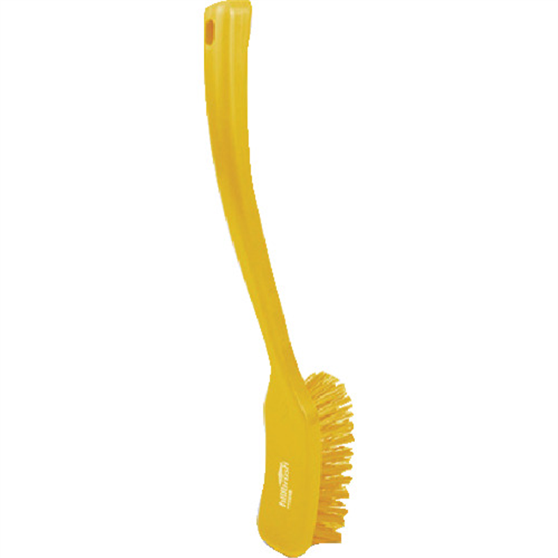 HillBrush ロングハンドルブラシ(ハード)黄 406X50 1本（ご注文単位1本）【直送品】
