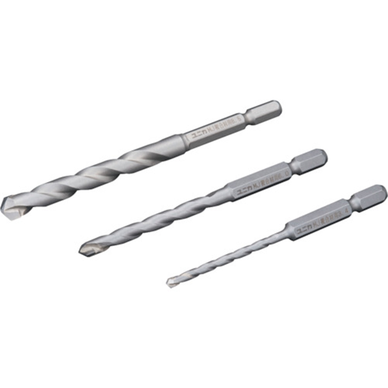 UNIKA 充電マルチドリルビット MJタイプ 4.3mm 3本セット 1セット（ご注文単位1セット）【直送品】