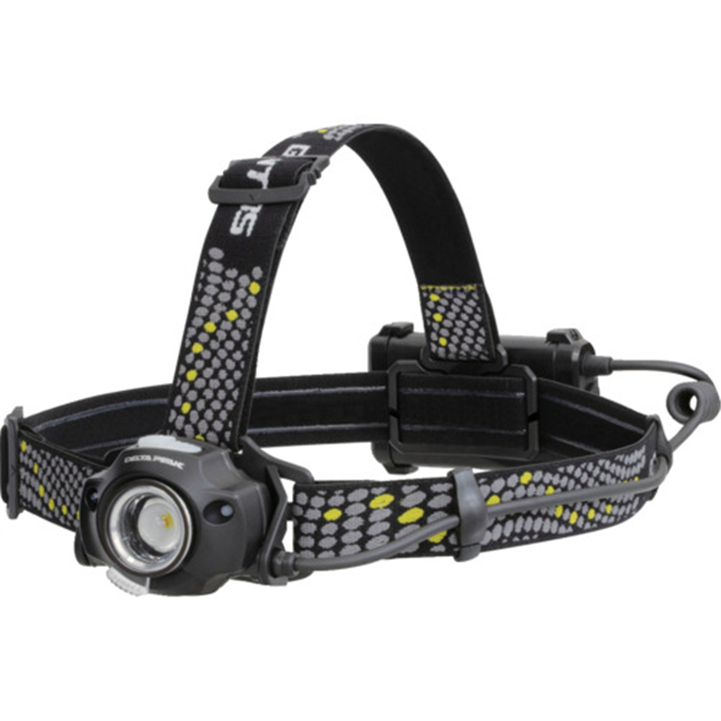GENTOS ハイブリッド式LEDヘッドライト デルタピーク518H 1台（ご注文単位1台）【直送品】