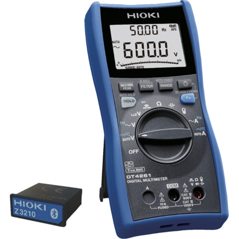 HIOKI デジタルマルチメータワイヤレスセット DT4261-90 1台(ご注文単位1台)【直送品】
