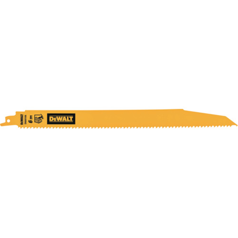 DEWALT レシプロソーブレード・セーバーソーブレード・レシプロソー替刃・セーバーソー替刃 セーバーソーブレード6山x300mm(5枚) 1パック（ご注文単位1パック）【直送品】