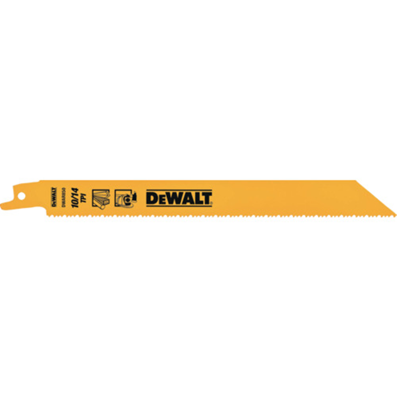 DEWALT レシプロソーブレード・セーバーソーブレード・レシプロソー替刃・セーバーソー替刃 セーバーソーブレード10/14山x150mm(5枚) 1パック（ご注文単位1パック）【直送品】