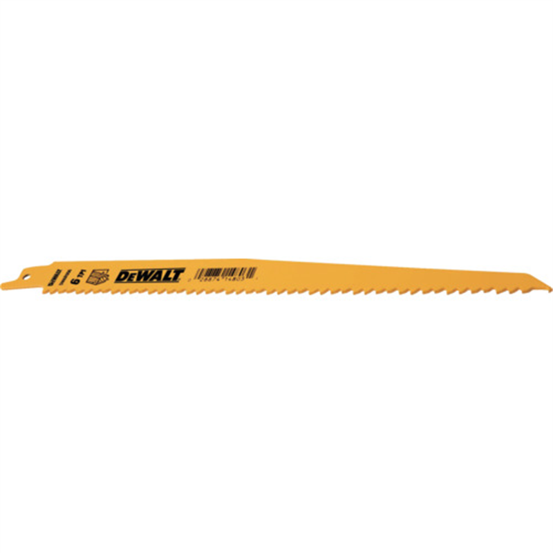 DEWALT レシプロソーブレード・セーバーソーブレード・レシプロソー替刃・セーバーソー替刃 セーバーソーブレード6山x225mm(5枚) 1パック（ご注文単位1パック）【直送品】