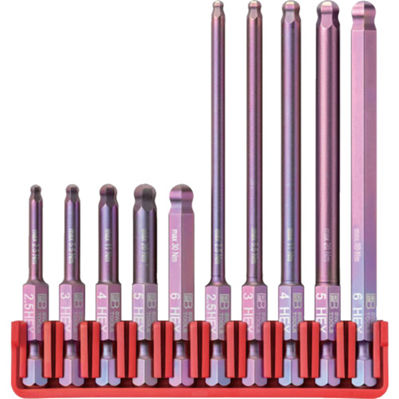 PBスイスツールズ E6-714ビットブロックセット 1セット(ご注文単位1セット)【直送品】