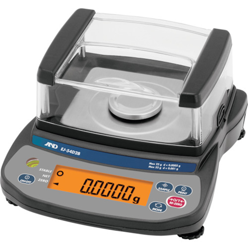 A&D パーソナル電子天びん EJ-54D2B 1台(ご注文単位1台)【直送品】