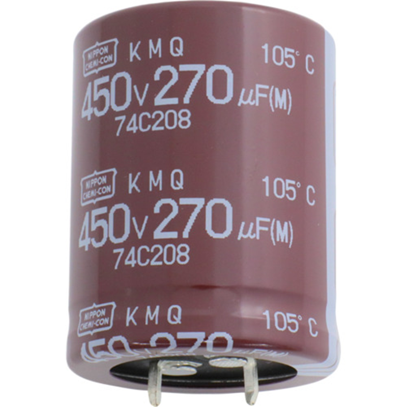 ケミコン 大型アルミ電解コンデンサ KMQシリーズ 400V 470μF 1個（ご注文単位1個）【直送品】