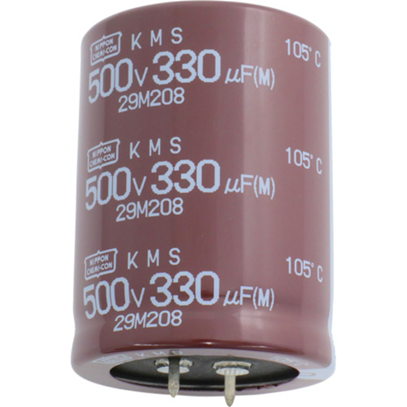 ケミコン 大型アルミ電解コンデンサ KMSシリーズ 400V 470μF 1個（ご注文単位1個）【直送品】