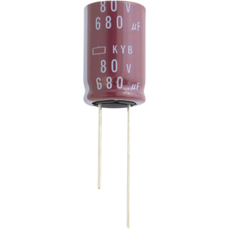 ケミコン 小型アルミ電解コンデンサ KYBシリーズ 63V 390μF 1個（ご注文単位1個）【直送品】