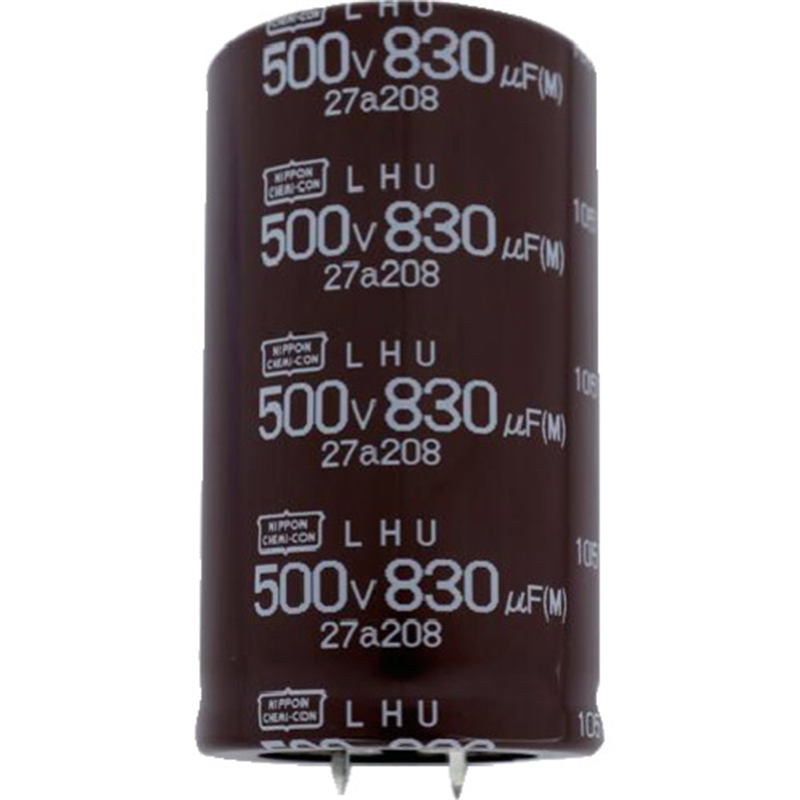 ケミコン 大型アルミ電解コンデンサ LHUシリーズ 450V 1080μF 1個（ご注文単位1個）【直送品】