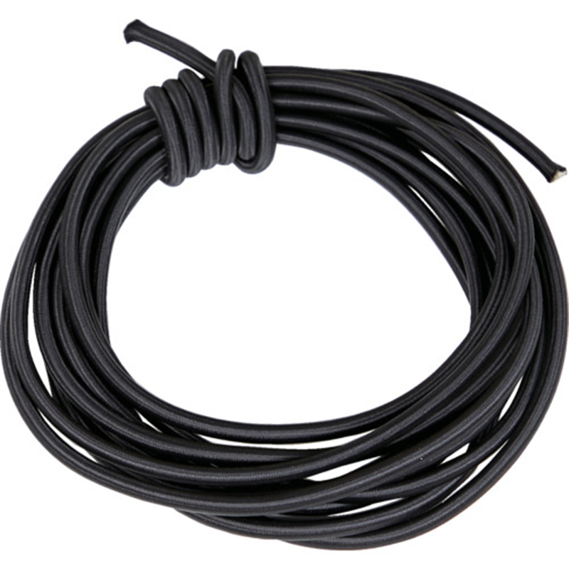 TRUSCO 丸ゴムロープ イージーロープ 6mmX5m 黒 1本（ご注文単位1本）【直送品】