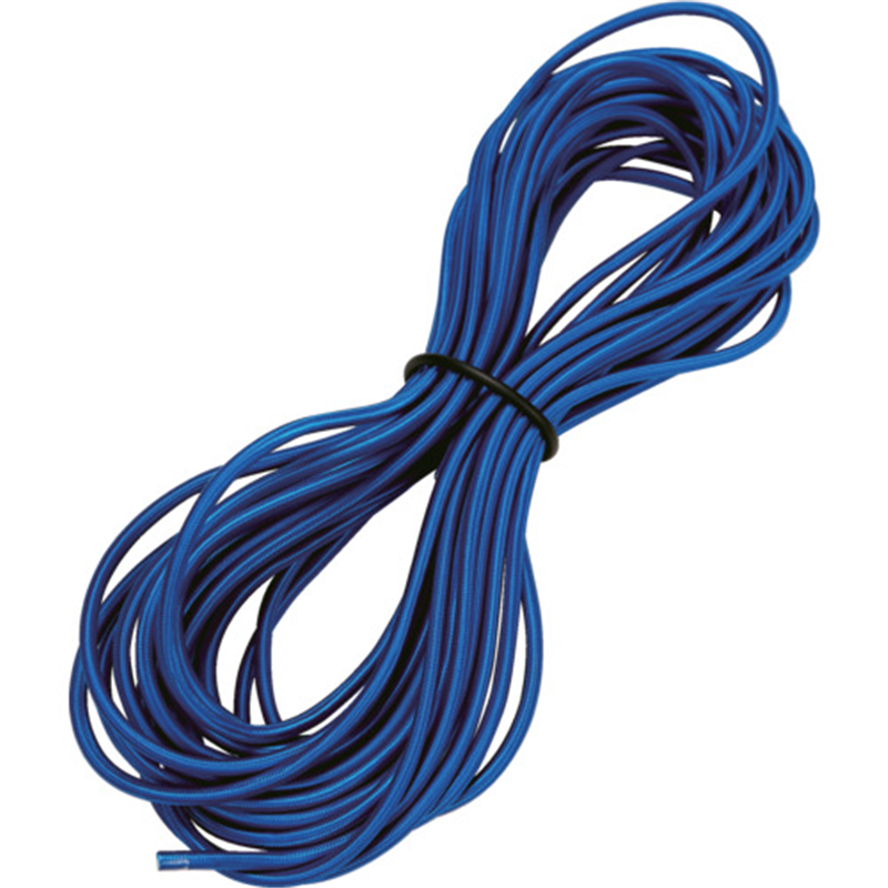TRUSCO 丸ゴムロープ イージーロープ 6mmX15m 青 1本（ご注文単位1本）【直送品】