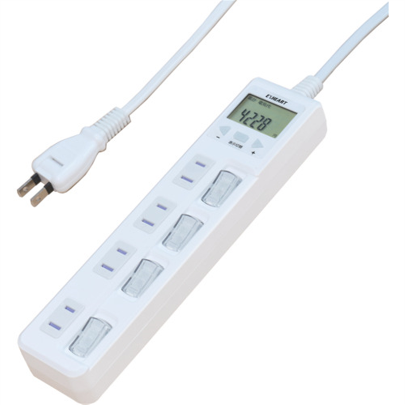 EXHEART 電源タップ 賢く節電スイッチ付きタップ 4口 2m 1個(ご注文単位1個)【直送品】
