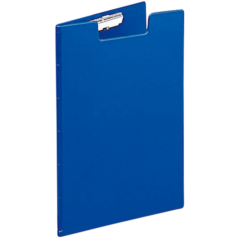 LIHIT クリップファイル A4 藍 1冊(ご注文単位1冊)【直送品】