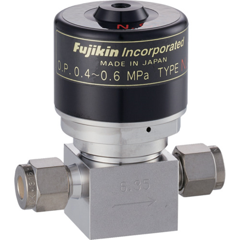 Fujikin SUS鋼製自動ダイレクトダイヤフラムバルブ_1MPa_FPR-ND-91 1個(ご注文単位1個)【直送品】