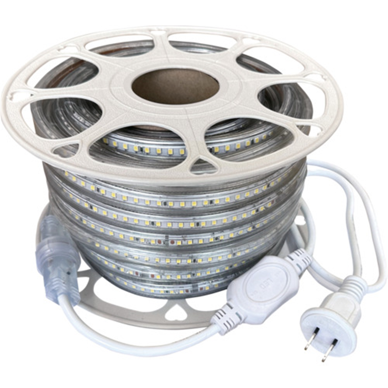富士倉 両面発光LEDロープライト 10M 白色 1巻(ご注文単位1巻)【直送品】