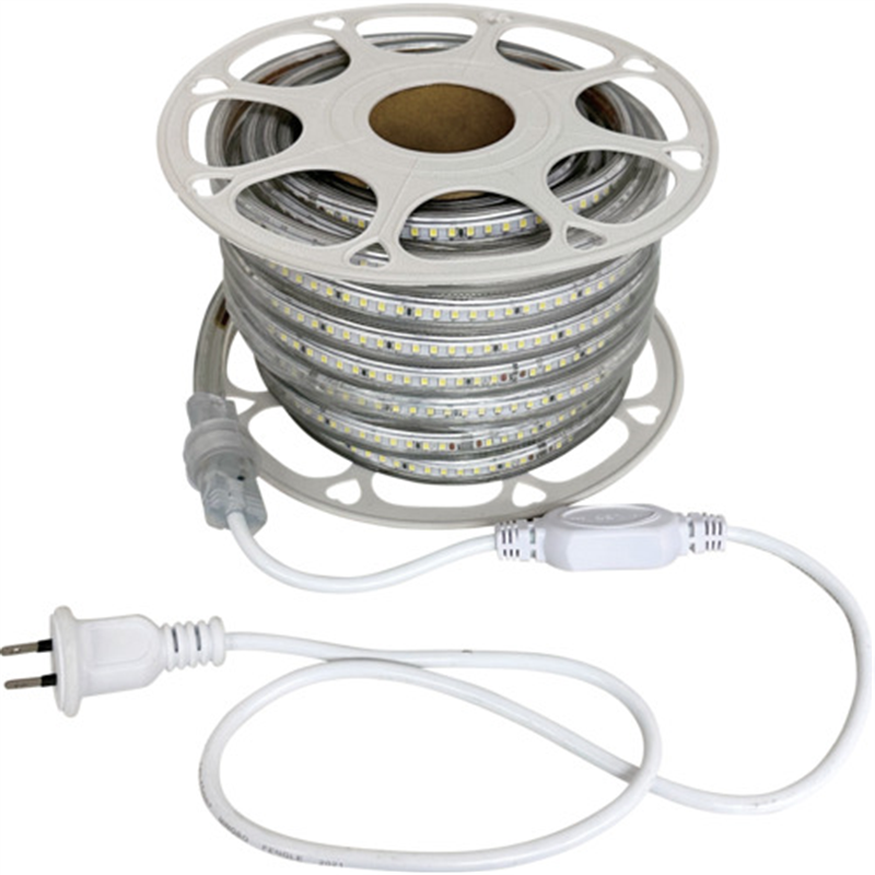 富士倉 両面発光LEDロープライト 20M 白色 1巻(ご注文単位1巻)【直送品】