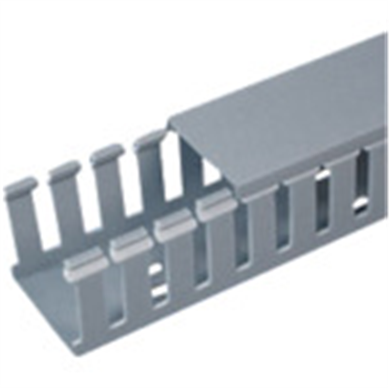 PANDUIT Gタイプ配線ダクト(PVC製鉛フリー)ライトグレー 44.7×53.8×1830 6FT(フィート) 1本 1本（ご注文単位1本）【直送品】