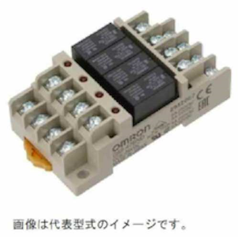 OMRON ターミナルリレー 接点構成1a×4 高耐久性型 1個(ご注文単位1個)【直送品】