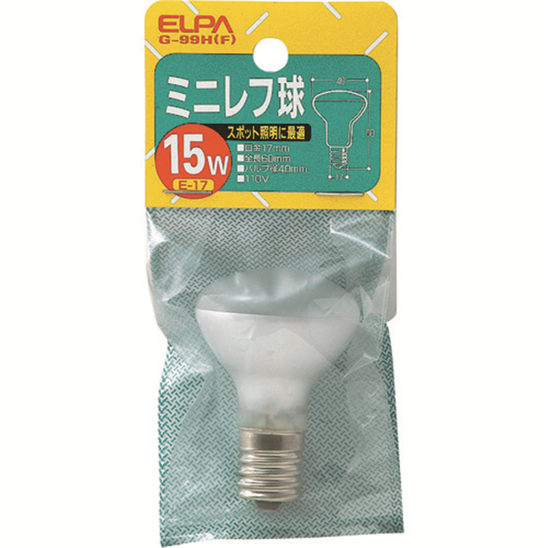ELPA ミニレフE1715W 1個（ご注文単位1個）【直送品】