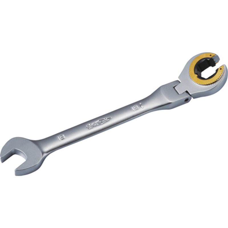 スーパー オープンギアレンチ(フレックスタイプ)L:248mm 呼び:19 1丁(ご注文単位1丁)【直送品】