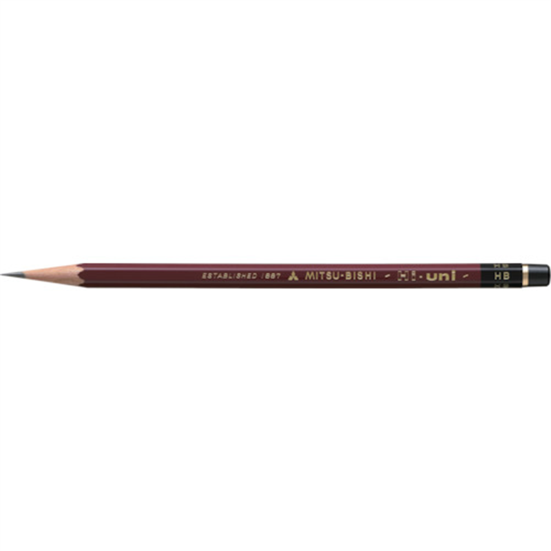 uni ハイユニ鉛筆 4H (12本入) 1箱(ご注文単位1箱)【直送品】