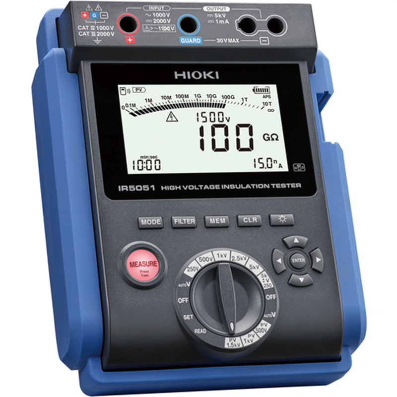 HIOKI 高電圧絶縁抵抗計 IR5051 1台（ご注文単位1台）【直送品】