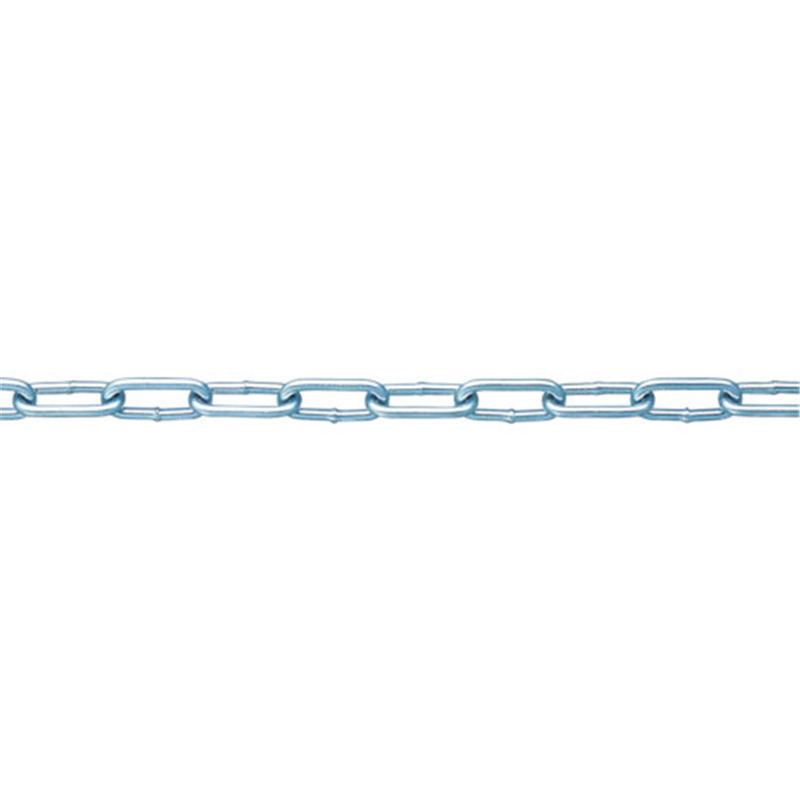 ニッサチェイン 鉄ユニクロ溶接リンクチェイン 3mm×30m 1個（ご注文単位1個）【直送品】