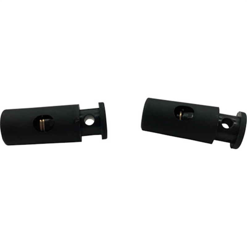 ユタカメイク 紐金具 コードロック(筒型) Φ3~5mm用(2個入り) 1袋(ご注文単位1袋)【直送品】