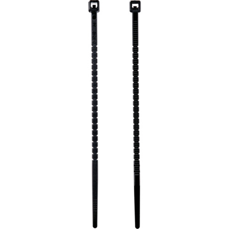 ELPA ケーブルタイ 手で切れる結束バンド 2.8×102mm ブラック耐候性(50本入) 1パック（ご注文単位1パック）【直送品】