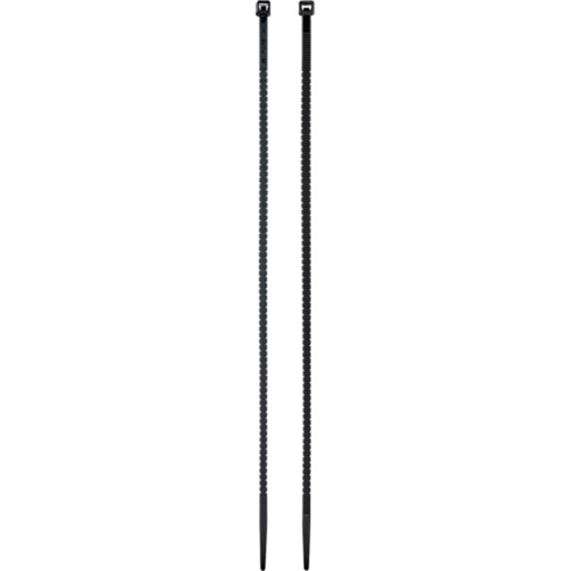 ELPA ケーブルタイ 手で切れる結束バンド 4.6×300mm ブラック耐候性(50本入) 1パック（ご注文単位1パック）【直送品】