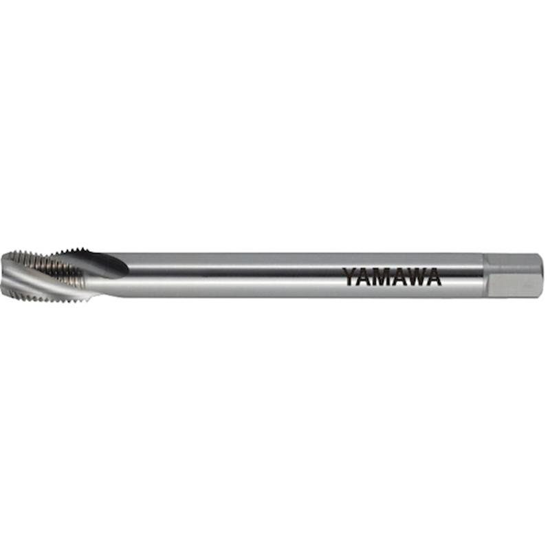ヤマワ ロングシャンク管用テーパねじ用スパイラルタップ短ねじ形 LS-SP-S-PT L100 3/8-19 1本（ご注文単位1本）【直送品】