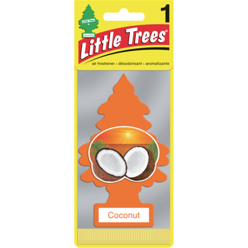 リトルツリーズ LT エアーフレッシュナー 1P - Coconut(ココナッツ) 1枚(ご注文単位1枚)【直送品】