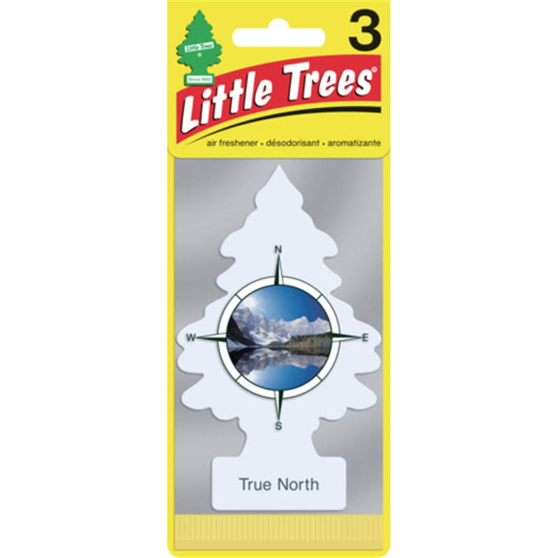 リトルツリーズ LT エアーフレッシュナー 3P - True North(トゥルーノース) 1パック(ご注文単位1パック)【直送品】