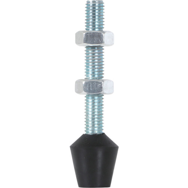 育良 トグルクランプ用ゴム付ボルト トグルクランプ用ゴム付ボルト(31908) ねじ寸法M4×P0.7mm 全長42mm 1個（ご注文単位1個）【直送品】
