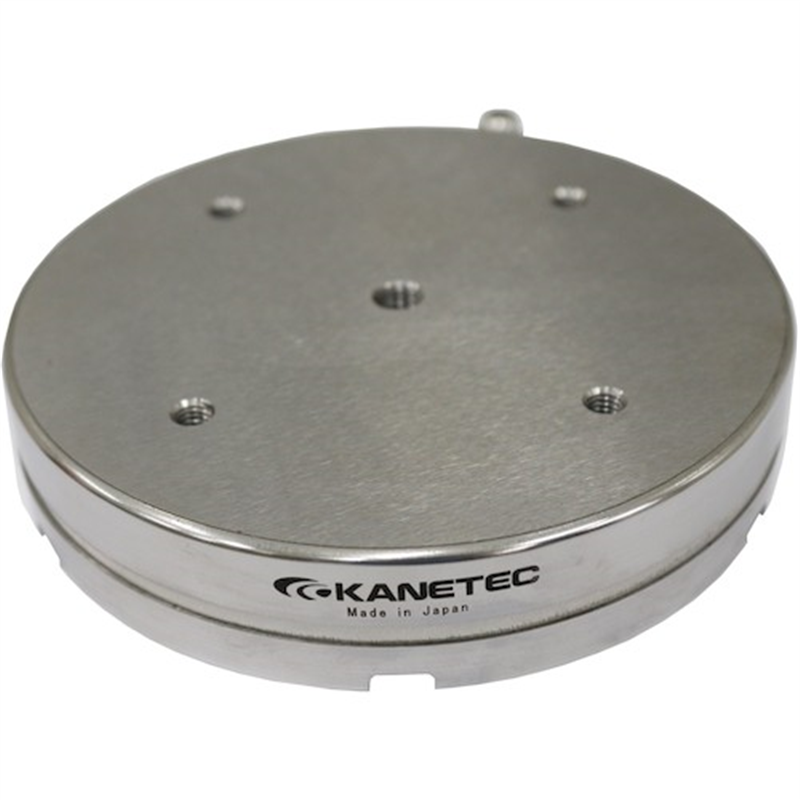 KANETEC 薄型永磁ホルダ台 丸形 底面吸着力600N 1台（ご注文単位1台）【直送品】