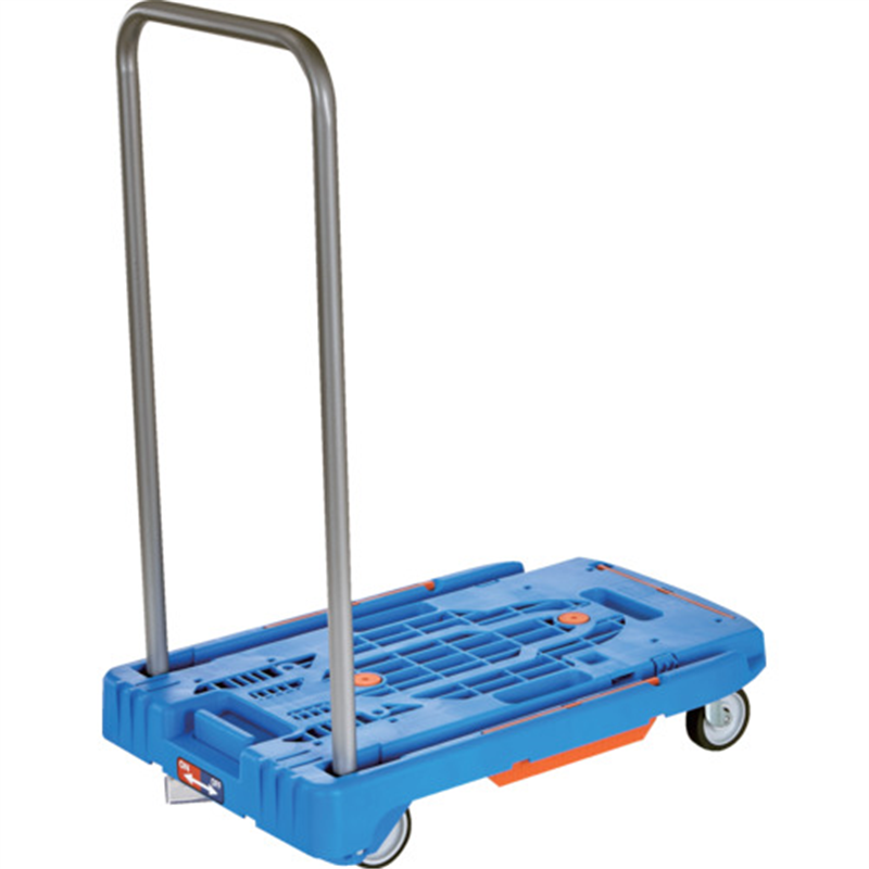 TRUSCO こまわり君(新型) 600X390 樹脂ストッパー付 ブルー 1台(ご注文単位1台)【直送品】