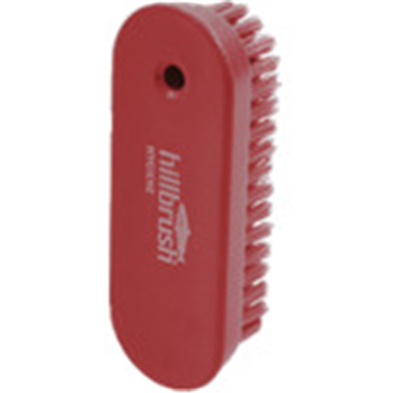 HillBrush ネイルブラシ赤 122X44 1本（ご注文単位1本）【直送品】