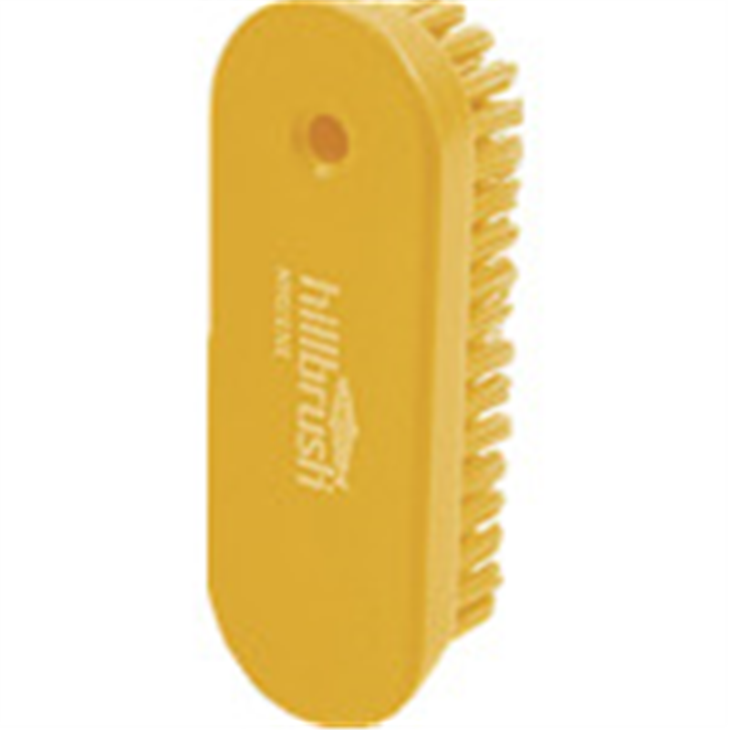 HillBrush ネイルブラシ黄 122X44 1本（ご注文単位1本）【直送品】