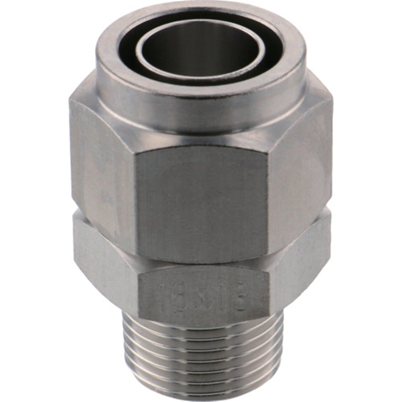 PISCO SUS316締付継手 ストレートチューブ1613ねじR3/8 1個（ご注文単位1個）【直送品】