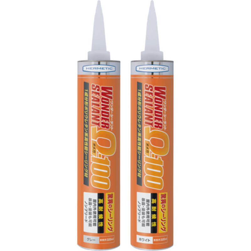 ヘルメチック ウレタン樹脂系高耐候性シーリング剤 オメガ100ホワイト 320ml 1個（ご注文単位1個）【直送品】