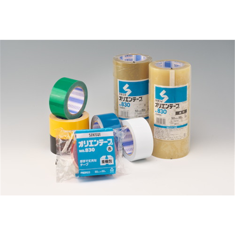 積水 オリエンテープ#830 60X50 茶 1巻(ご注文単位1巻)【直送品】
